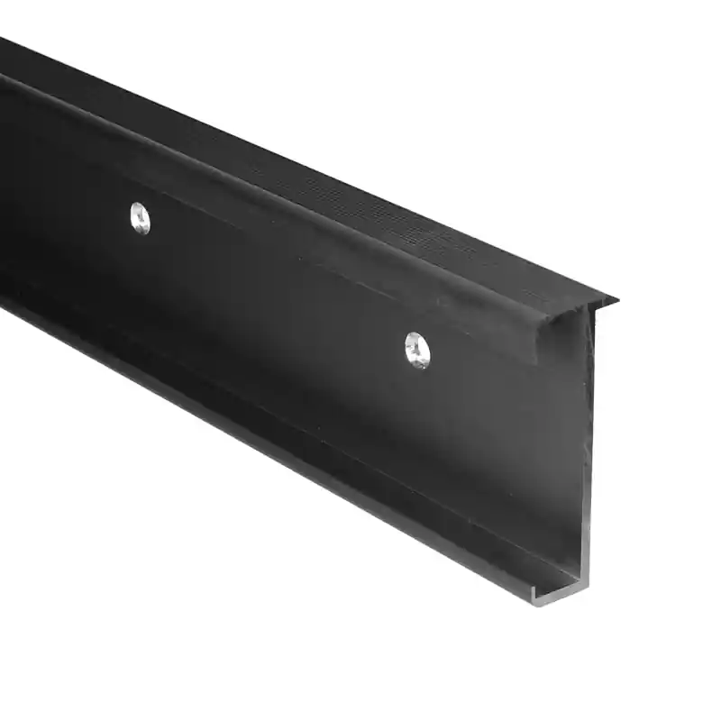Trapprofiel 60 mm voor laminaat 7-9,5 mm zwart 3mtr. Veilige Betaling