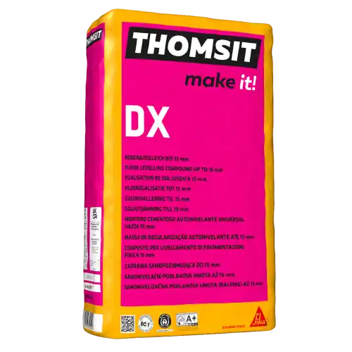 Thomsit egalisatie DX (PVC/parket) 25 kg Aanbieding