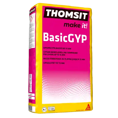 Gecertificeerd Thomsit BasicGyp gips-egaliseermiddel 25 kg