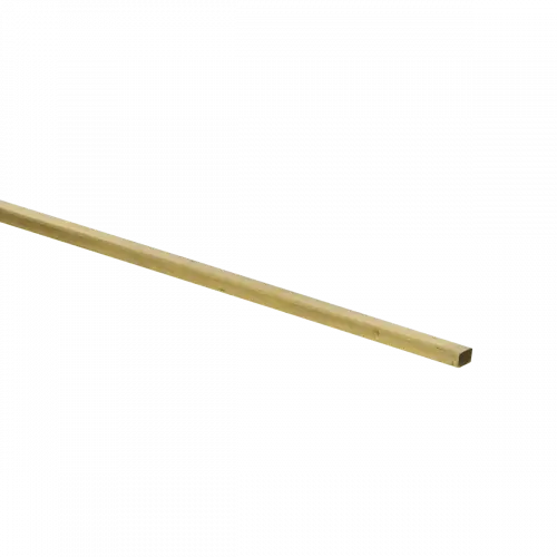 Bies Messing ongepolijst 2,5 x 4 mm - 300cm (per stuk) Flitsaanbieding