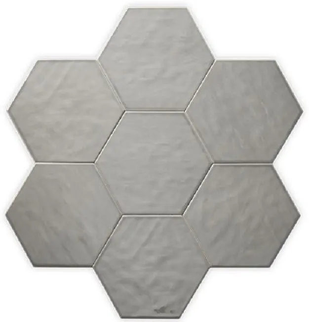 Sottocer MATRIX Grijs-glans 17X20cm ( SOTMATLGRHEX1720 ) Express Levering