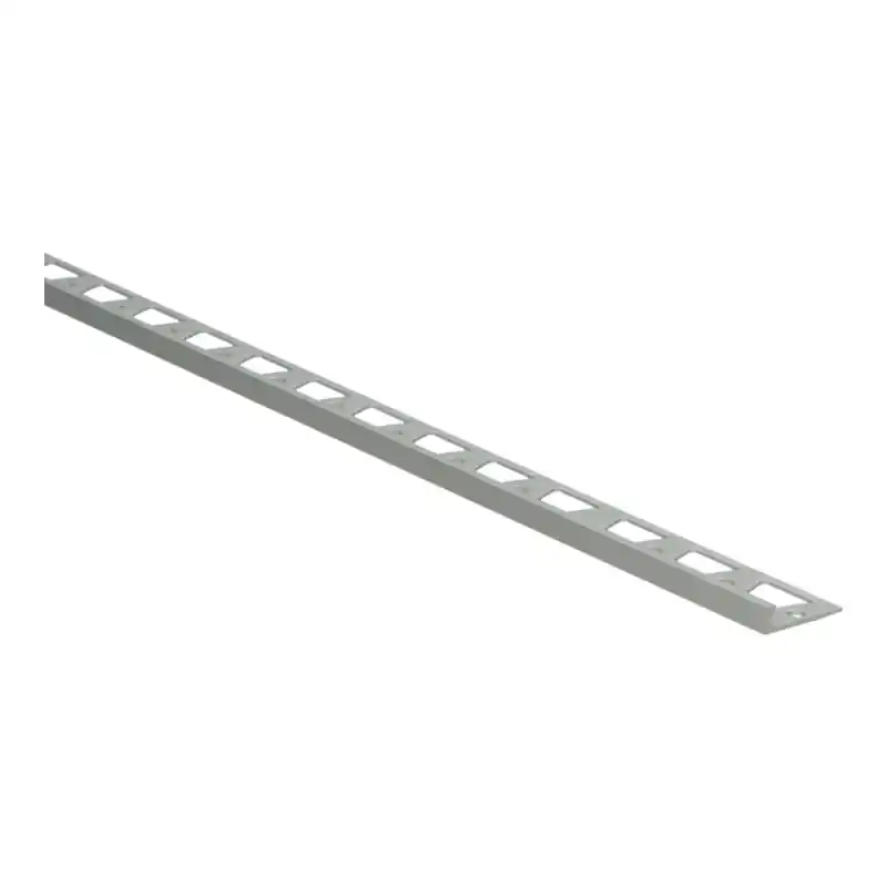 Hete Deal Küberit - In-egaliseer eindprofiel 302 tot 4,5mm PVC zilver (250 cm)