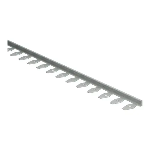 Küberit - In-egaliseer eindprofiel 307 (buigbaar) tot 6mm zilver (250 cm) Actieprijs