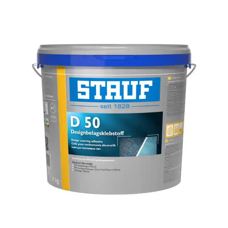 Stauf D50 vezelversterkte PVC-lijm 14 kg Gratis Retour