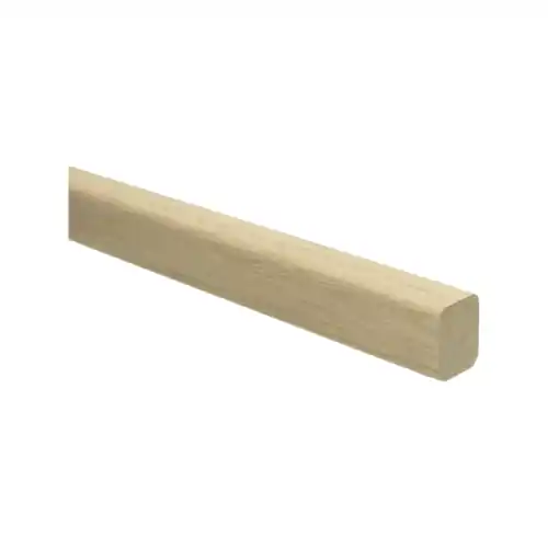 Goedkoop Trapleuning eiken onbehandeld plat 40x30 mm 250 cm