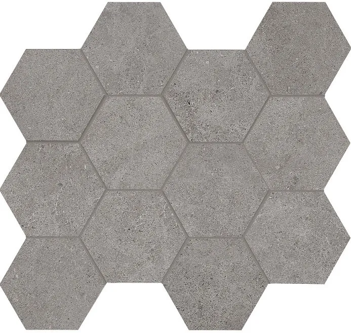 Aanbieding Arpa Limestone Dark Grey Mosaico Esagone mat 29X34cm (ARPLIMDGE)