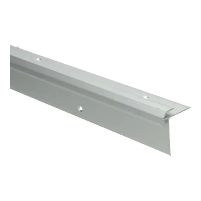 Beste Prijs Küberit - Inschuif trapneusprofiel 835 tot 5,5mm PVC zilver - 250 cm