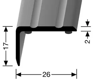 Küberit - Hoekprofiel zelfklevend 237 F6 Brons - 250cm Nu Kopen