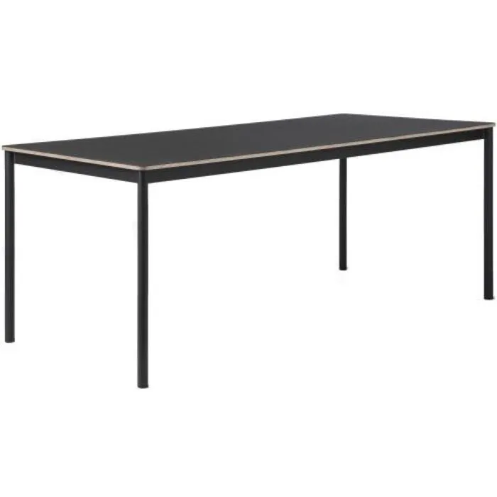 Muuto Base 140x80 tafel-Zwart-zwart Koop Online