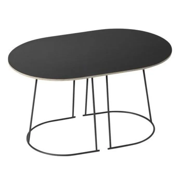 Op = Op Muuto Airy Small salontafel-Zwart