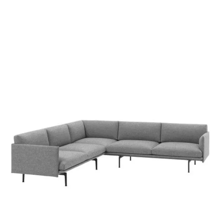 Betrouwbaar muuto Outline hoekbank-Hallingdal 166