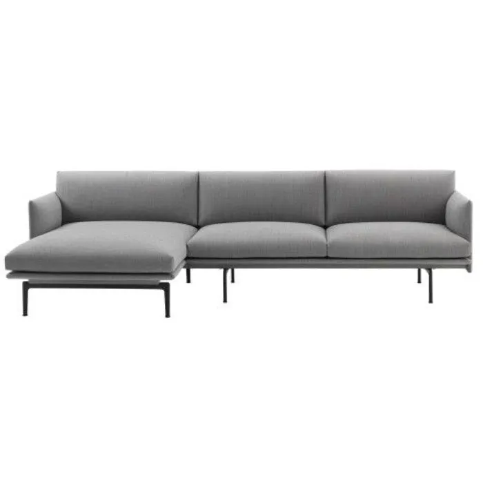 Muuto Outline bank 3 zits met chaise longue links-Fiord 151 Direct Beschikbaar