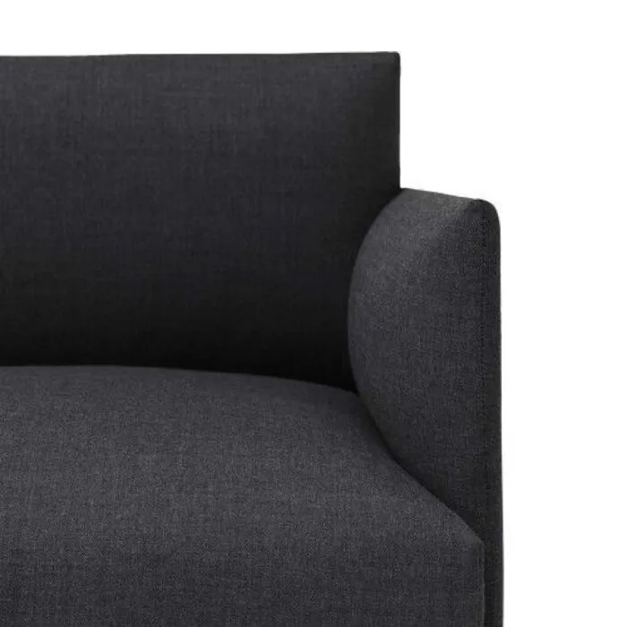 Beste Prijs Muuto Outline bank 3 zits met chaise longue links-Remix 163