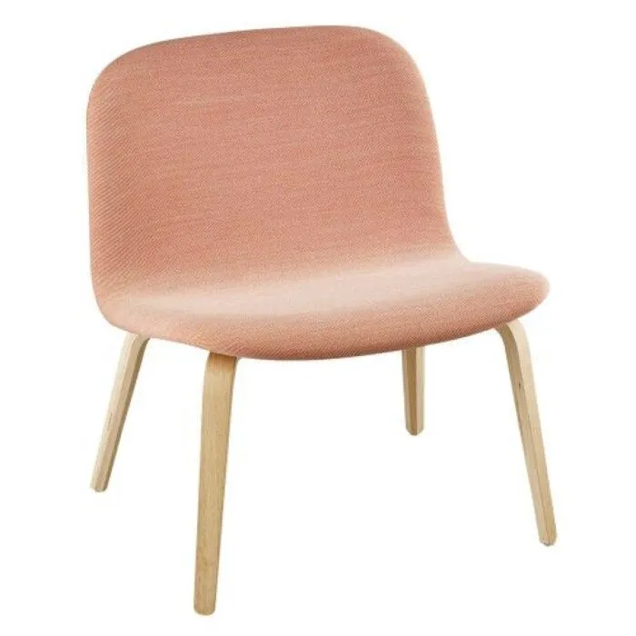 muuto Visu gestoffeerde loungestoel-Roze Voordeelprijs