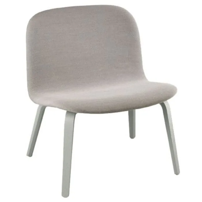 muuto Visu gestoffeerde loungestoel-Grijs Lage Kosten