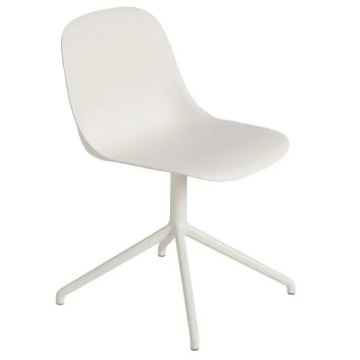 Muuto Fiber Side Swivel stoel-Wit Lage Prijs