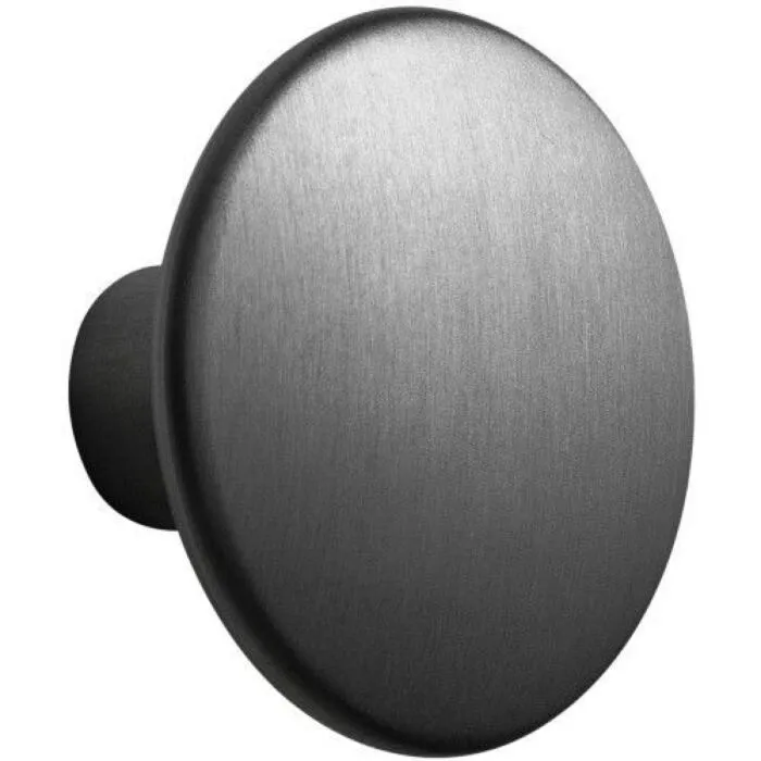 muuto Dots metal large wandhaak-Zwart Alleen Vandaag