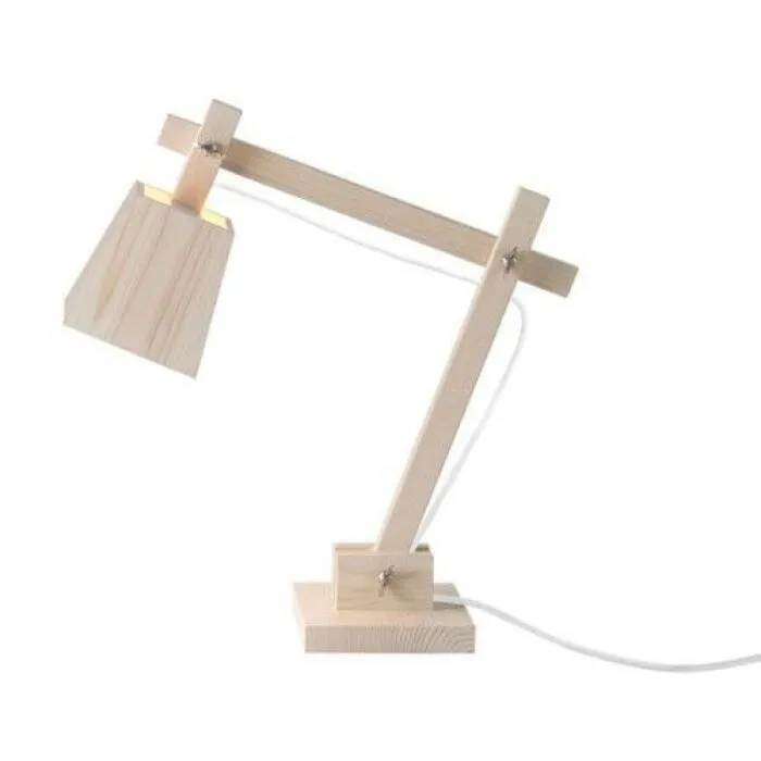 muuto Wood tafellamp-Koord wit Beperkte Voorraad