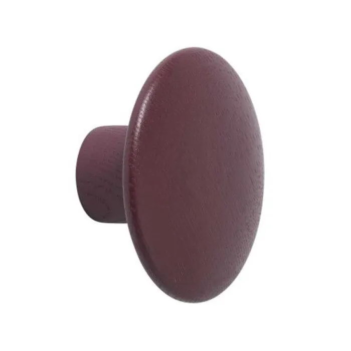 Korting muuto Dots small wandhaak-Burgundy