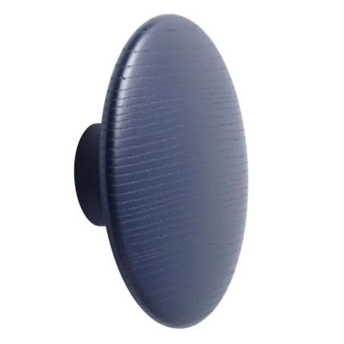 Betrouwbaar muuto Dots large wandhaak-Midnight blue