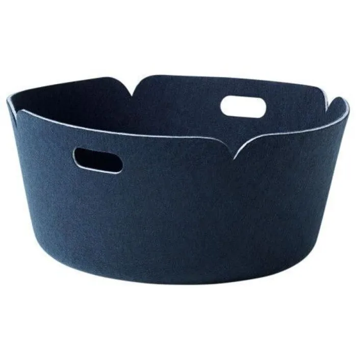 muuto Restore round opbergmand-Midnight blue Gereduceerde Prijs