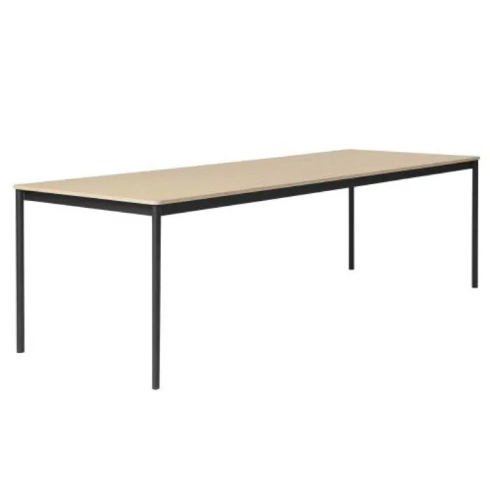 Fabrieksprijs Muuto Base 190x85 tafel-zwart-eiken
