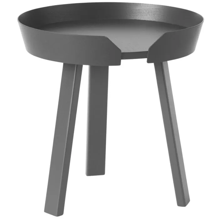 muuto Around coffee table small-Antraciet Tijdelijk Beschikbaar