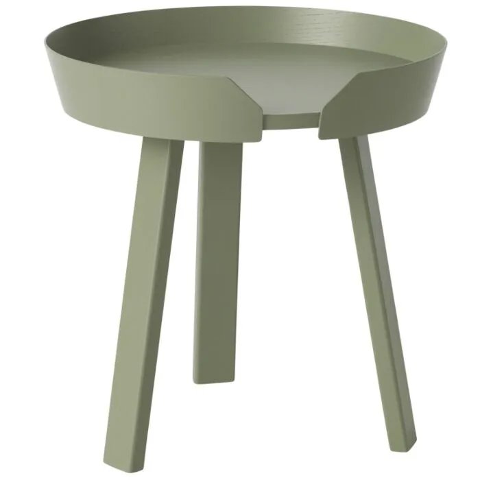 Direct Verzonden muuto Around coffee table small-Dusty Green