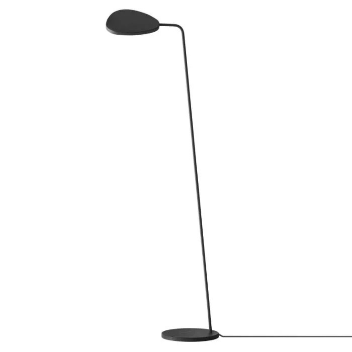 Finale Uitverkoop muuto Leaf vloerlamp-Zwart