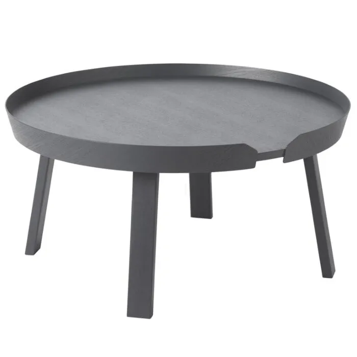 muuto Around coffee table large-Antraciet Nieuw