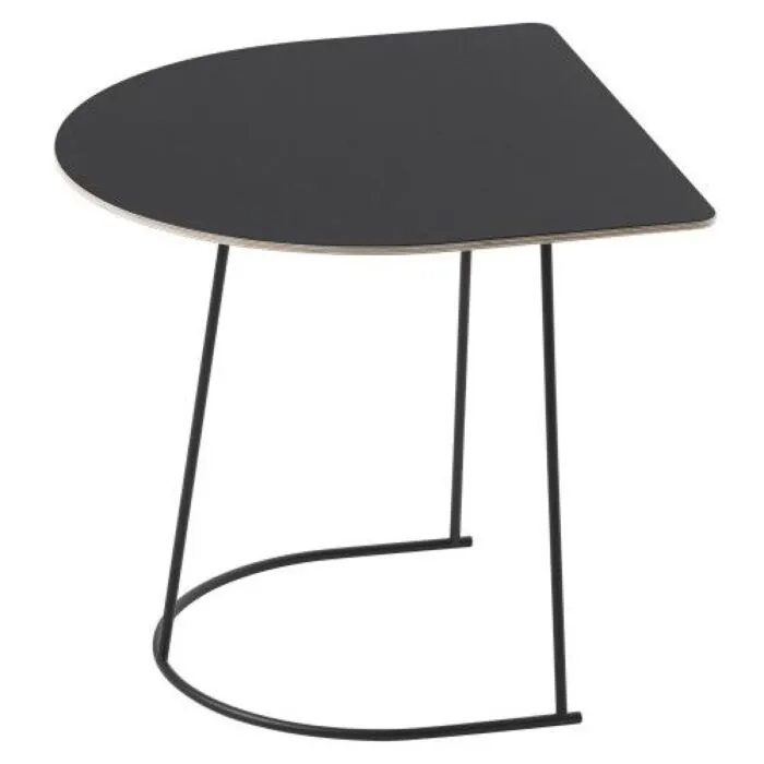 Direct Verzonden Muuto Airy Half Size bijzettafel-Zwart