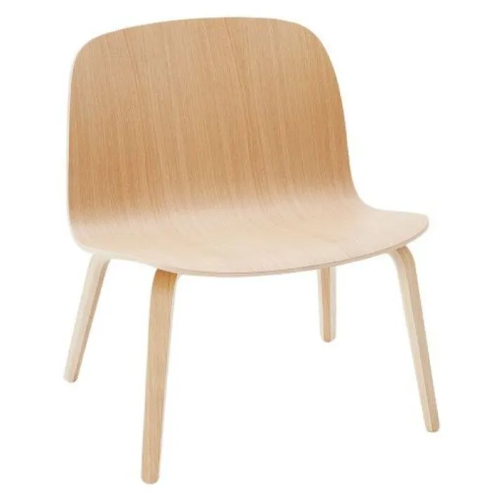 muuto Visu hout loungestoel-Eiken Flitsaanbieding