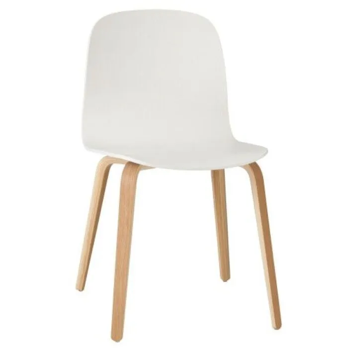muuto Visu Wood stoel-Eiken-wit Korting