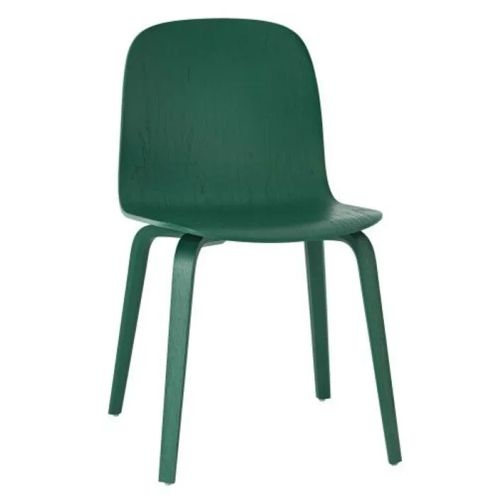 muuto Visu Wood stoel-Groen Snelle Levering
