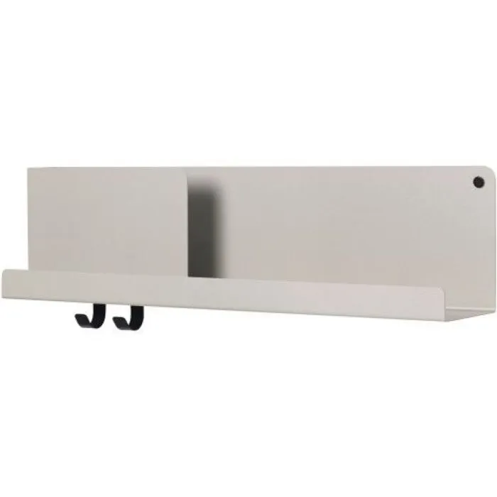 muuto Folded wandplank medium-Grijs Merkproduct