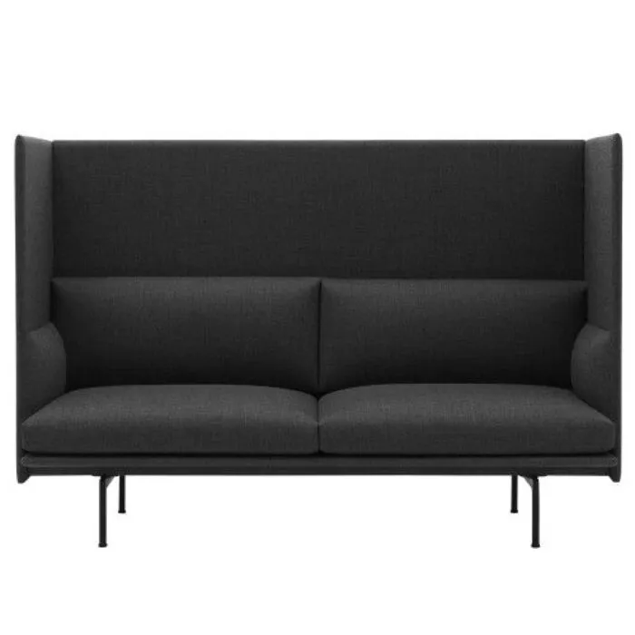 Dagaanbieding muuto Outline 2 zits Highback bank-Remix 163