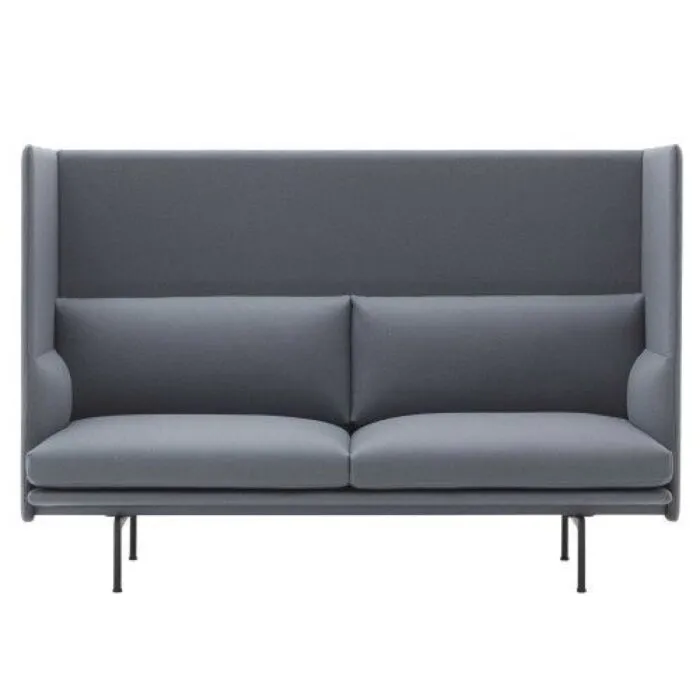 Aanbieding muuto Outline 2 zits Highback bank-Divina 154