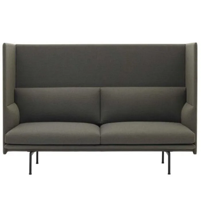 muuto Outline 2 zits Highback bank-Fjord 961 Premium