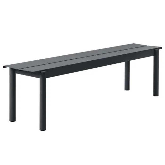 muuto Linear bank 170-Donker groen Shop Nu