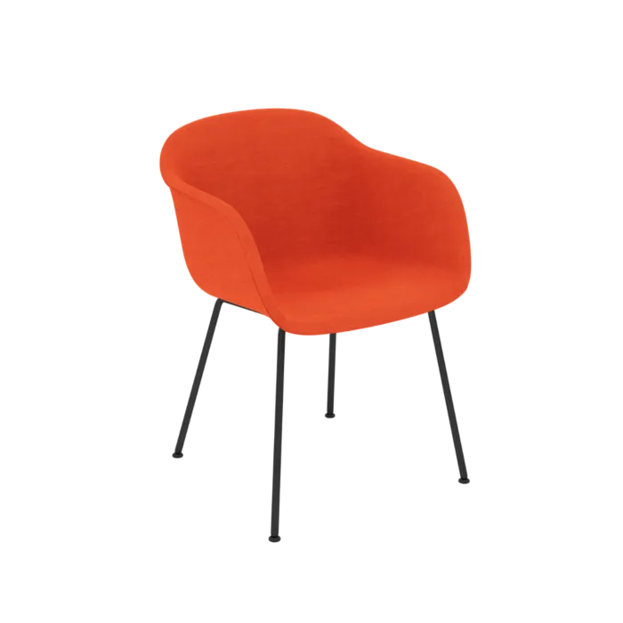 muuto Fiber Tube gestoffeerde stoel-Remix 643 Koop Online