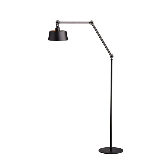 Weekendaanbieding Tonone Bolt Long 2 arm vloerlamp- Smokey Black