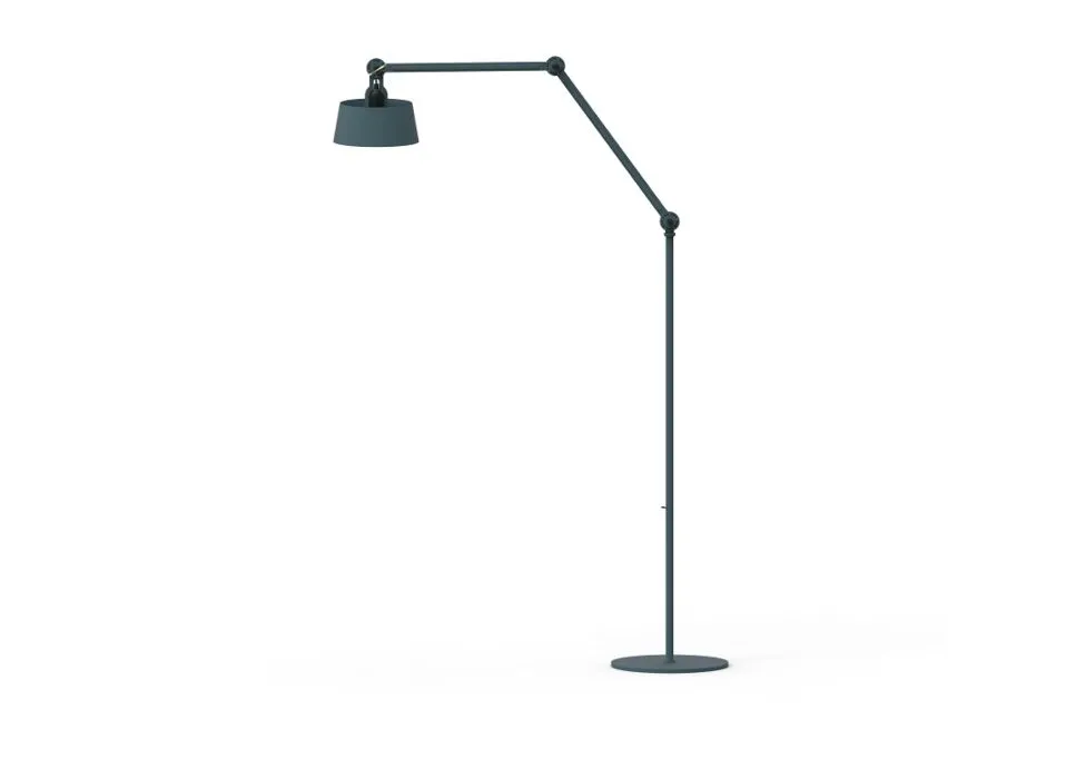 Express Levering Tonone Bolt Long 2 arm vloerlamp-Thunder blue
