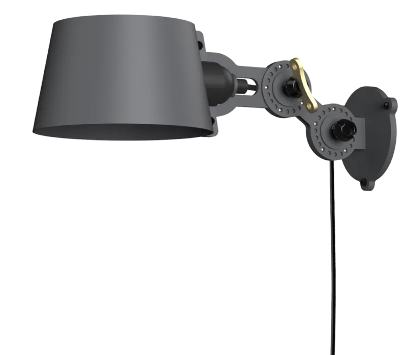 Op = Op Tonone Bolt Side Fit Mini wandlamp-Midnight grey