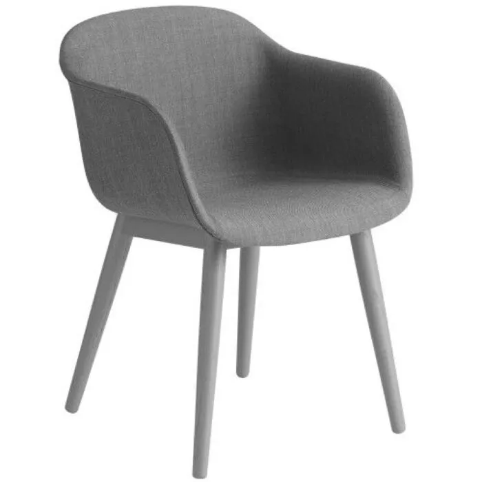 Veilige Betaling muuto Fiber Wood gestoffeerde stoel-Remix 133
