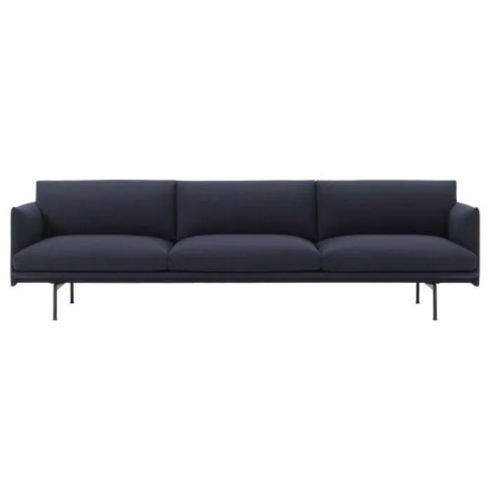 Snelle Levering muuto Outline bank 3,5-zits-Vidar 554