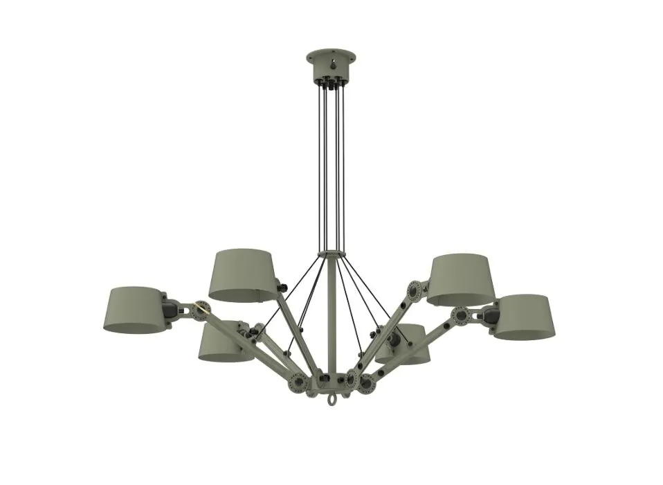Tonone Bolt 6 Arm Chandelier hanglamp-Flux green Nu Kopen