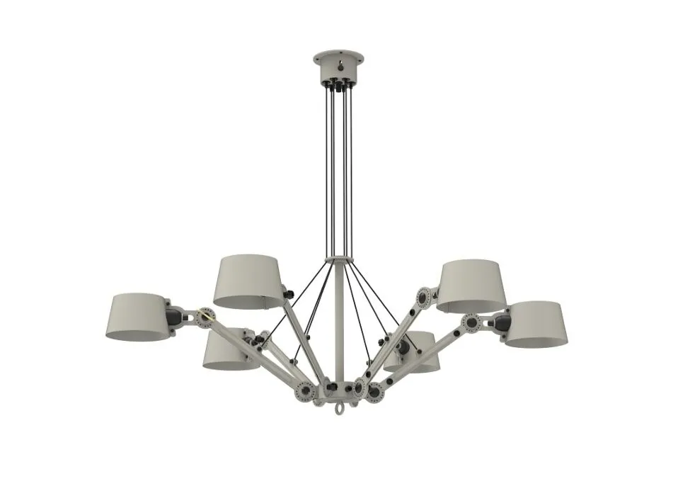 Tonone Bolt 6 Arm Chandelier hanglamp-Ash grey Lage Kosten