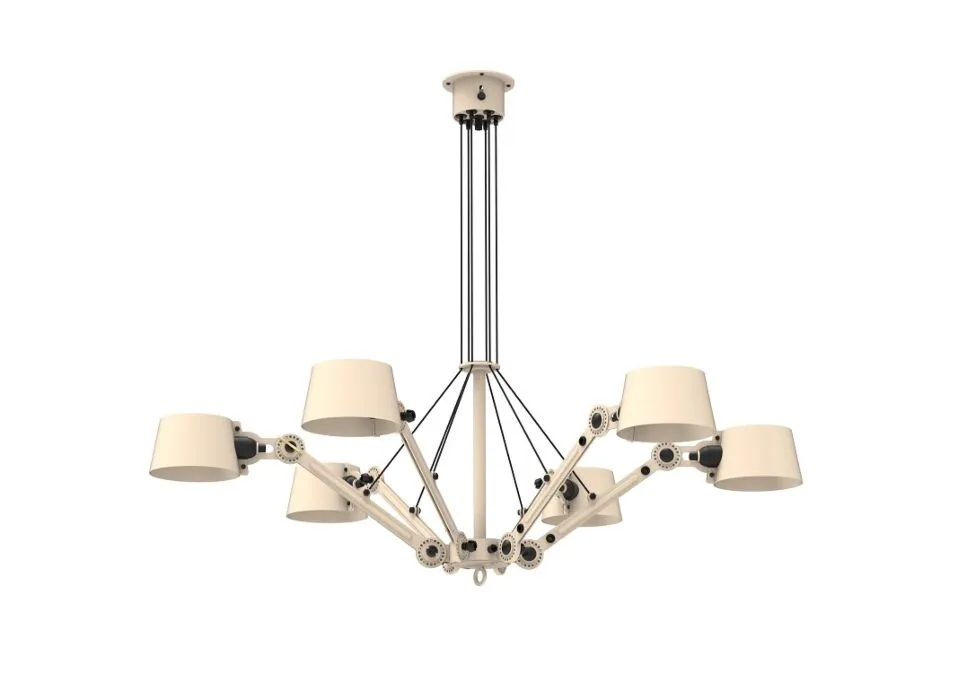 Tonone Bolt 6 Arm Chandelier hanglamp-Lighting white Aanbieding