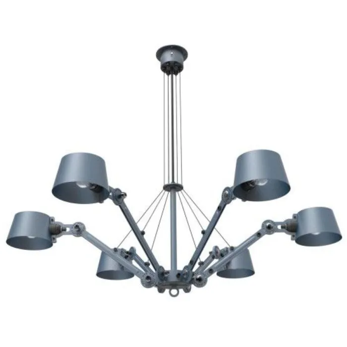 Tonone Bolt 6 Arm Chandelier hanglamp-Thunder blue Hoge Kwaliteit