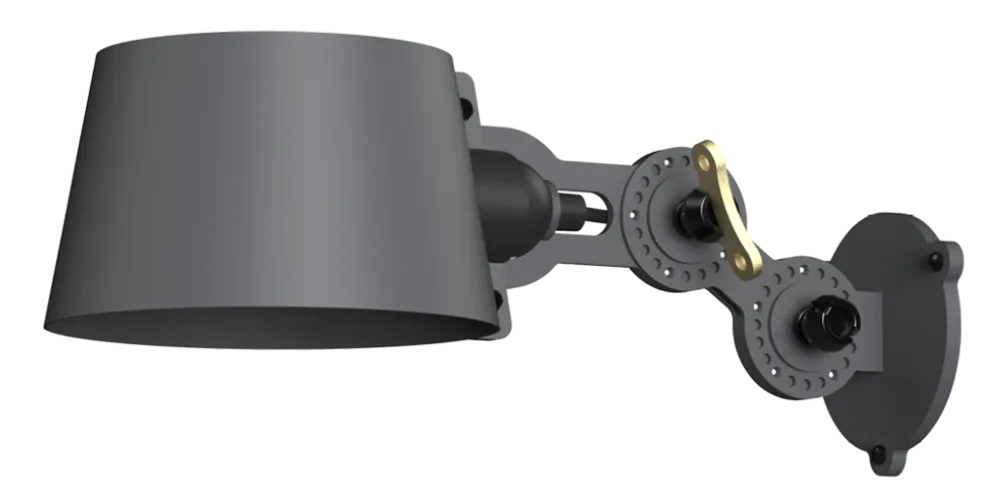 Op = Op Tonone Bolt Side Fit Mini Install wandlamp-Midnight grey